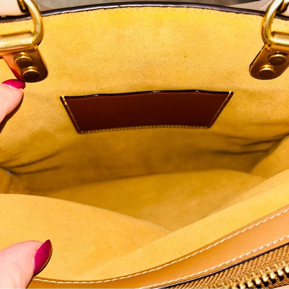 Coach Signature Jacquard Rogue 25 in Chalk/Ivory, NWT! - Picture 11 of 16